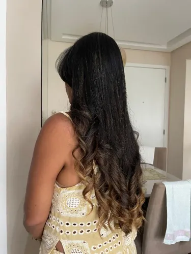 Cabelo vietinã moreno iluminado 