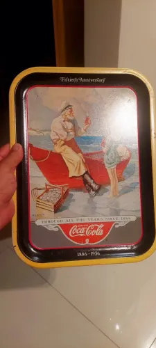 Bandeja antiga coca cola original
