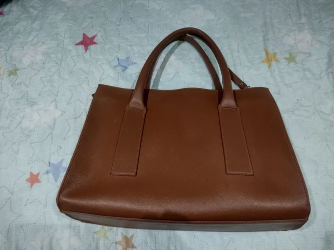 Bolsa tote marrom