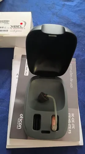 Dispositivo Amplificador de Som Audibel AD7 RIC Li (Lado Direito) + Carregador