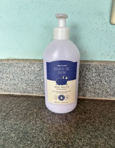 Hidratante O Boticário Cuide-se bem boa noite 400ml