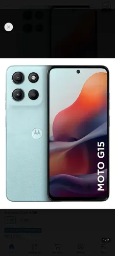 Celular moto g15 com caixa e carregador original..