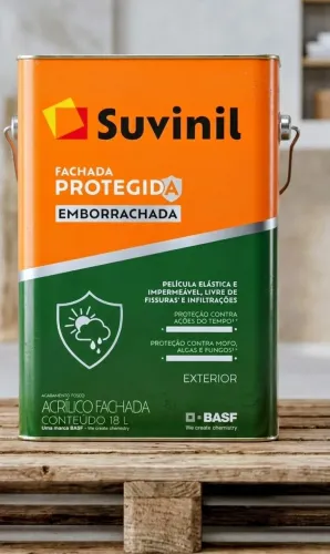 Tinta Fachada Protegida Suvinil 18 L -emborrachada Camurça 