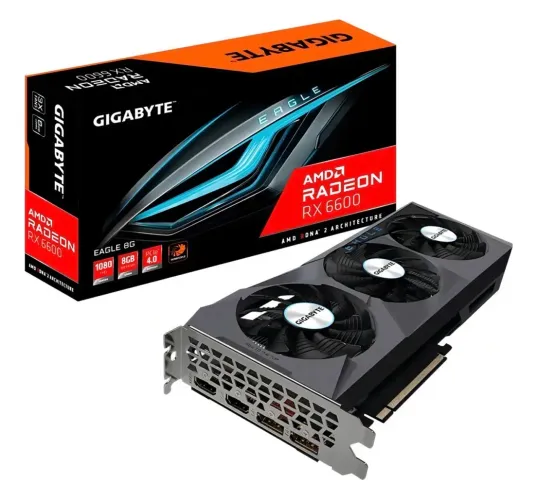 Placa de vídeo RX 6600 gigabyte eagle