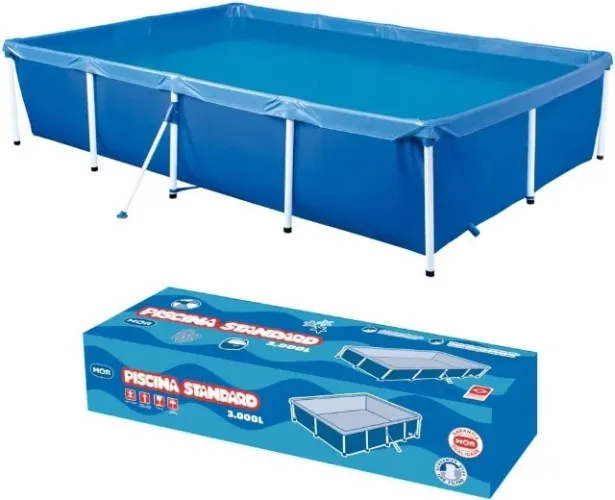 Piscina MOR Standard 3.000 Litros - Estrutura Metálica - Novas na caixa