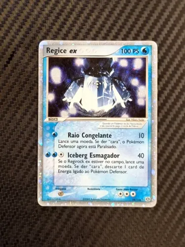 Carta Pokémon Regice EX TCG