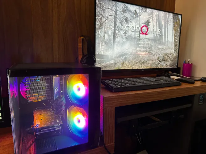 PC Gamer i7 4790 | RX 580 8GB | 16GB RAM | SSD 480GB (algumas das Peças Novas na Caixa)