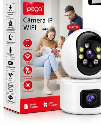 Camera dupla wifi ipega