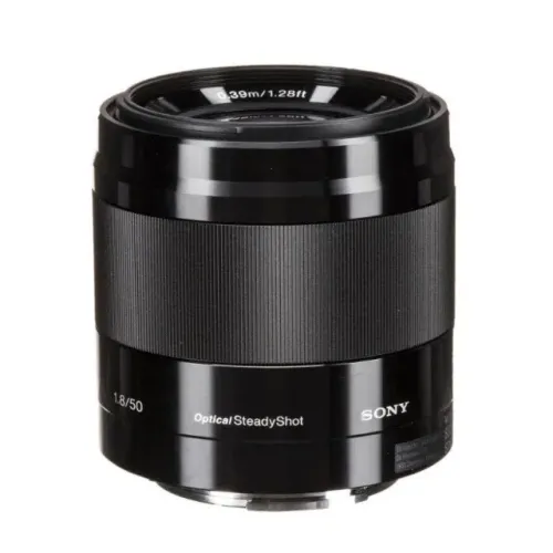 Lente Sony E SEL 50mm f/1.8 OSS - Nova na caixa!