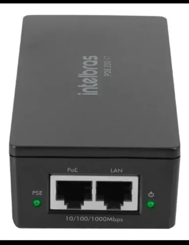 Injetor POE Intelbras  802.3af/at Gigabit 