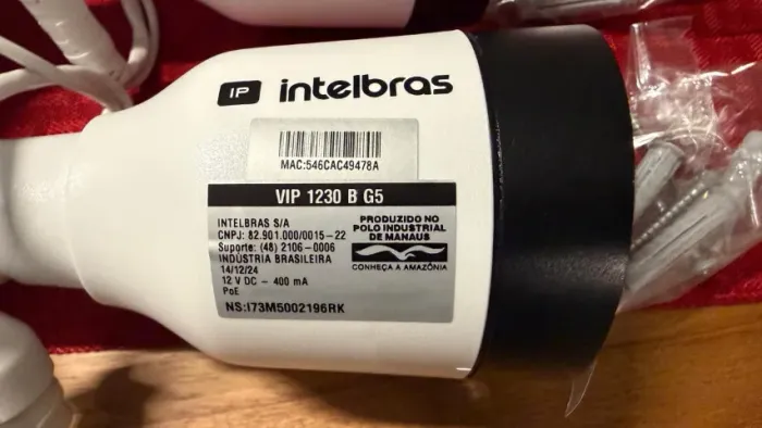 Kit 4 Câmeras Intelbras VIP 1230B G5 Full HD 1080p - PoE Novas
