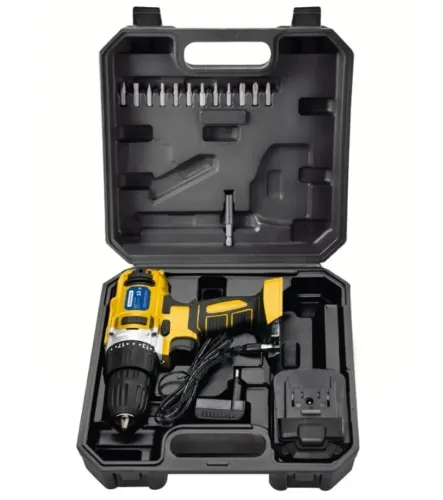 MEGA PROMOÇÃO FURADEIRA E PARAFUSADEIRA BATERIA 12V C/MALETA 16 PCS