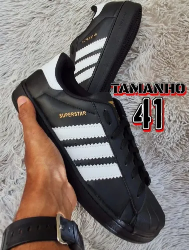 Tênis Adidas SuperStar Black T 41