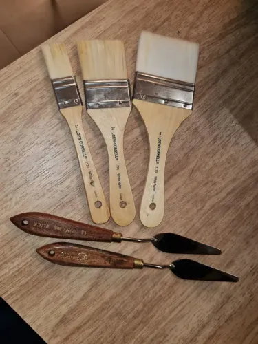 Kit de Pintura Artística - Pincéis Loew-Cornell + Espátulas Blick