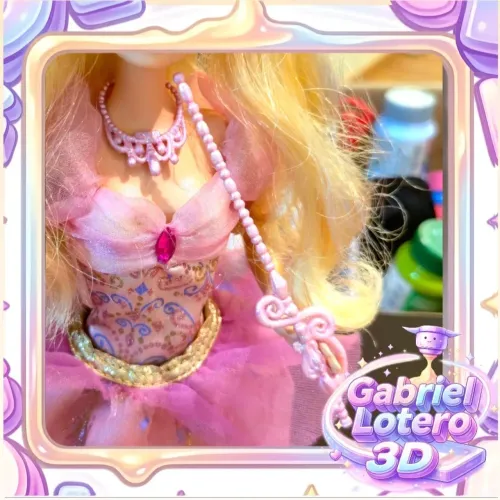 Espadas Barbie e as Três Mosqueteiras- impressão 3D