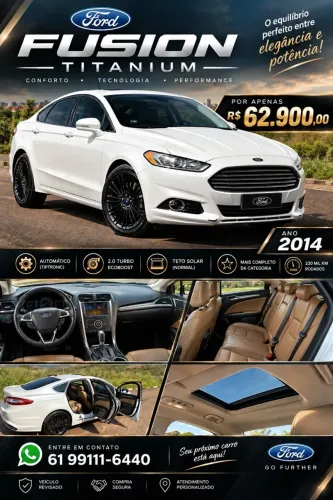 Ford Fusion Titanium 2.0 Gtdi Eco. FWD Aut. 2014