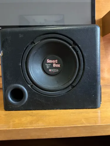 caixa amplificada   falante de 12  250rms amplificador interno