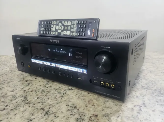 Espetacular Receiver Denon AVR 3312ci com 11 Canais, HDMI ARC, USB