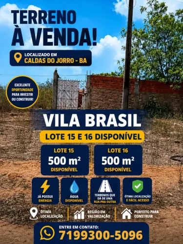 Lotes na Vila Brasil