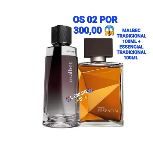 COMBO MALBEC TRADICIONAL 100ML + ESSENCIAL TRADICIONAL 100ML
