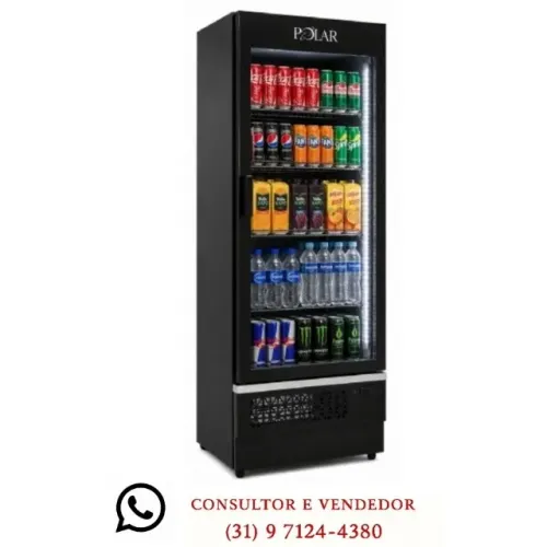Refrigerador de Bebidas 405L Polar Preto