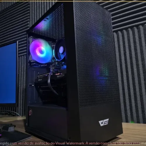 PC Gamer Ryzen 5 4500 RX 6600 8GB 16GB DDR4 3200 SSD NVMe 512GB A520M-A PRO
