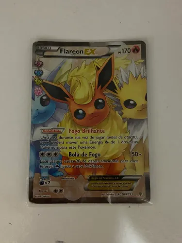 Carta Pokemon Flareon EX RC28/RC32