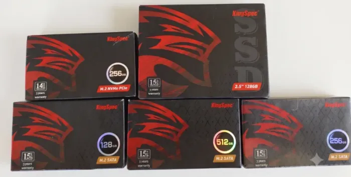  HD SSD128GB, 256GB e 512GB