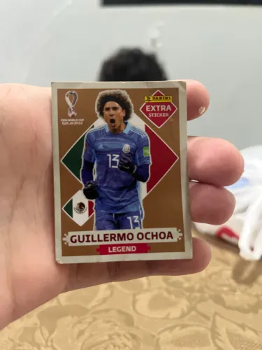 Figurinha sticker extra legend bronze do ochoa