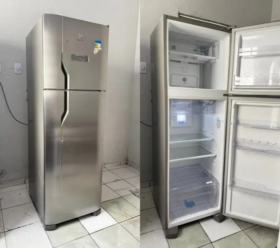 Geladeira Fros Free de inox 400 litros