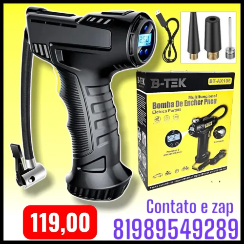 BT-AX105 BOMBA DE ENCHER PNEU