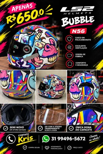 Capacete ls2 bumbble n56