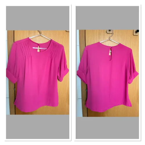 Blusa em crepe M DEFE