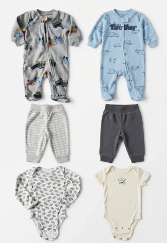 Lote Carter's Fleece + algodão 3m