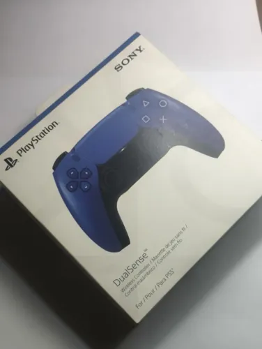 Controle Joystick Sem Fio Dualsense Ps5 Azul Cobalto