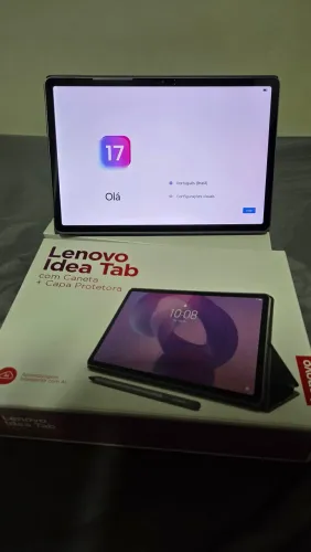 Tablet Lenovo Idea Tab, 8GB RAM, 128GB, 11" 2.5K 90Hz, com Caneta e Capa, ZAFR0856BR