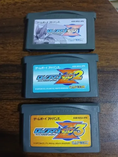 TRILOGIA MEGAMAN ZERO JAPONÊS Game Boy Advance (ROCKMAN ZERO 1,2 E 3)