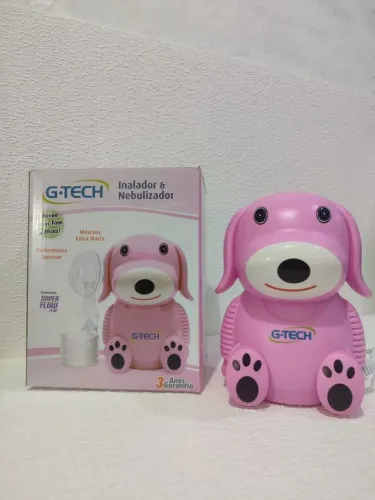 Nebulizador Infantil G-Tech Cachorrinho - Silencioso e Portátil