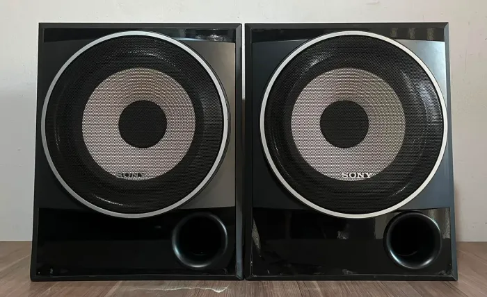 Par Subwoofers Passivos Sony Muteki Sa-Wp7500 200 RMS Cada Leia Descrição