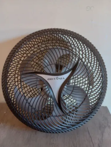 Conjunto de Grades e Hélice para Ventilador Britânia B30 Turbo Silencium 30cm (6 Pás)