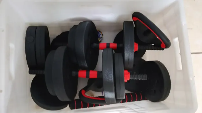 Halteres ajustáveis 30kg Novo