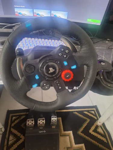 Volante G29 Logitech + o câmbio 