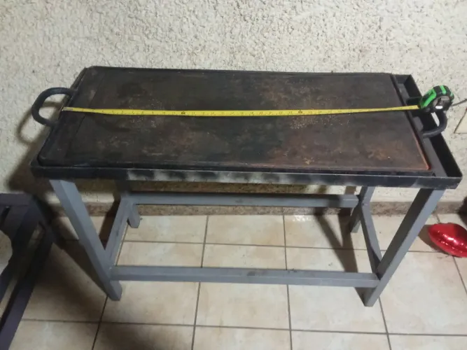Chapa ferro fundido bifeteira