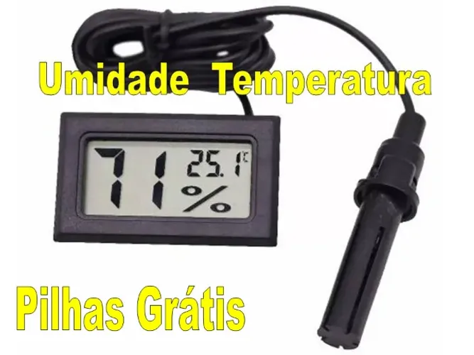 termostato digital Medidor De Umidade Termohigrometro Temperatura Chocadeira