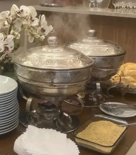 Rechaud com banho de prata - 10 litros