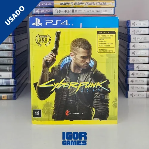 Cyberpunk 2077 - Edição caixa | PS4, NOVO E LACRADO