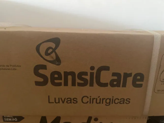 Caixa 200 pares luva cirúrgica estéril 