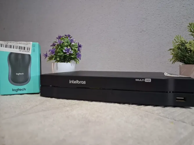 Dvr Intelbras MHDX 1016 16 canais HD 500GB multi HD com Mouse sem fio