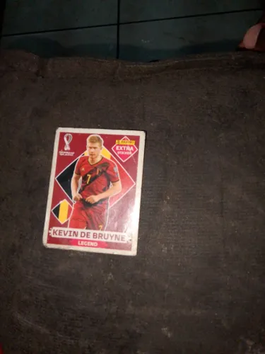 Figurinha legend Kevin de bruyne bordo copa do mundo 2022