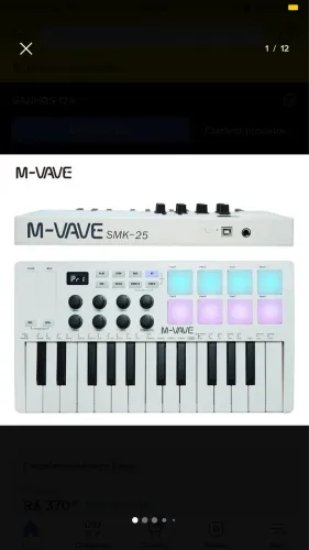 Teclado Controlador M-vave